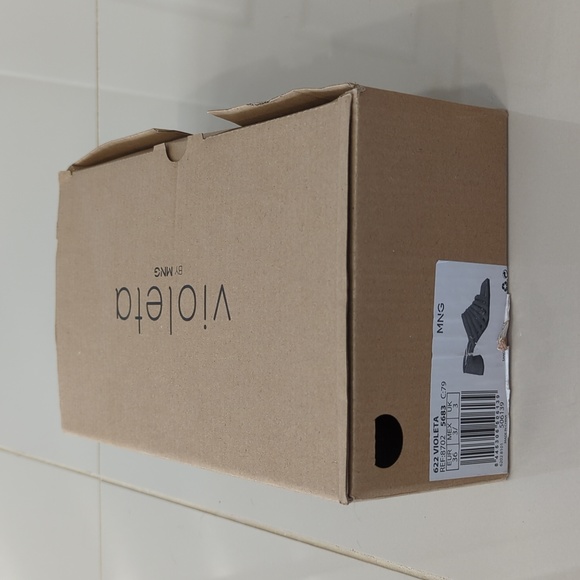 NIB Mango Strappy Mules sz 6 - Picture 10 of 10